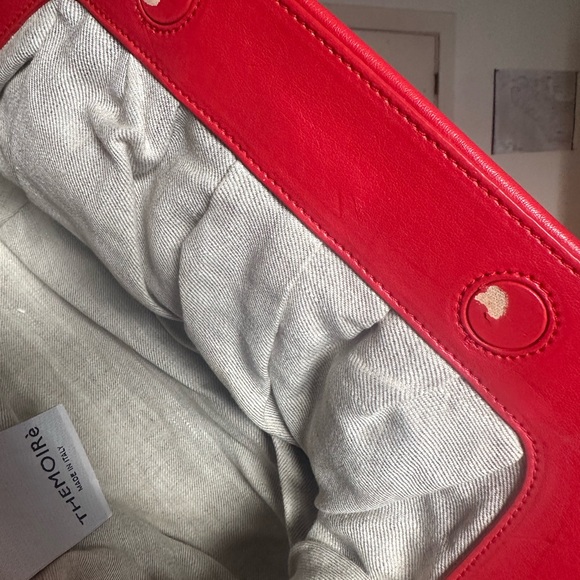 Themoirè Leather Shoulder Bag - Picture 4 of 5